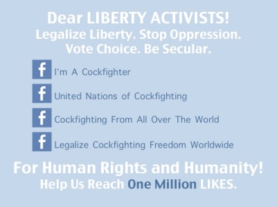 LIBERTY ACTIVISTS HELP US REACH ONE MILLION LIKES FOR HUMAN RIGHTS AND HUMANITY